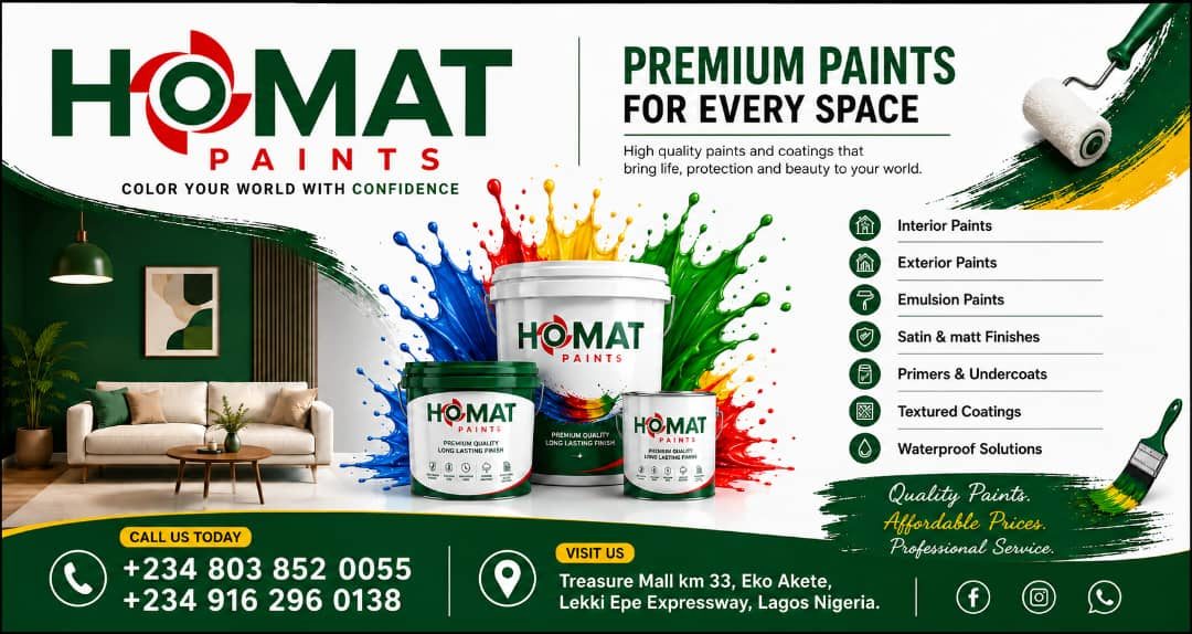 Homat Paints — premium paints for every space